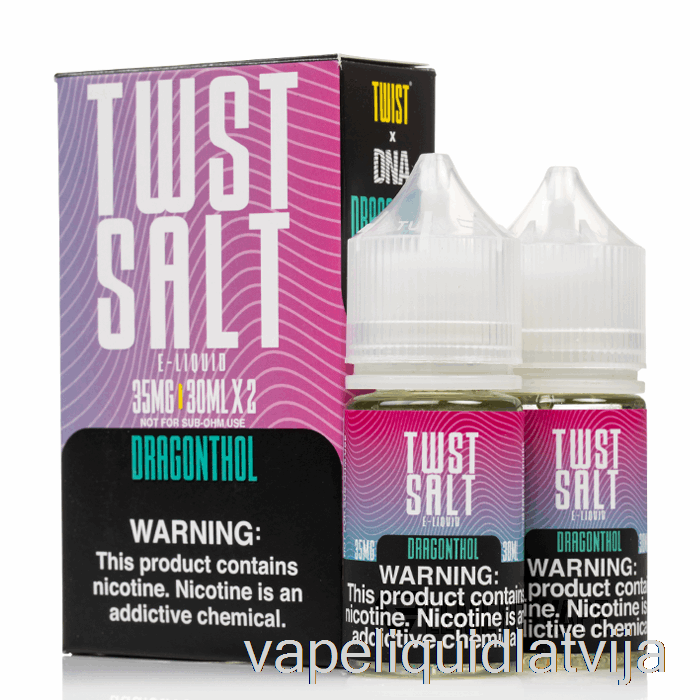 Dragonthol - Twist Salt E-liquid - 60ml 35mg Vape šķidrums